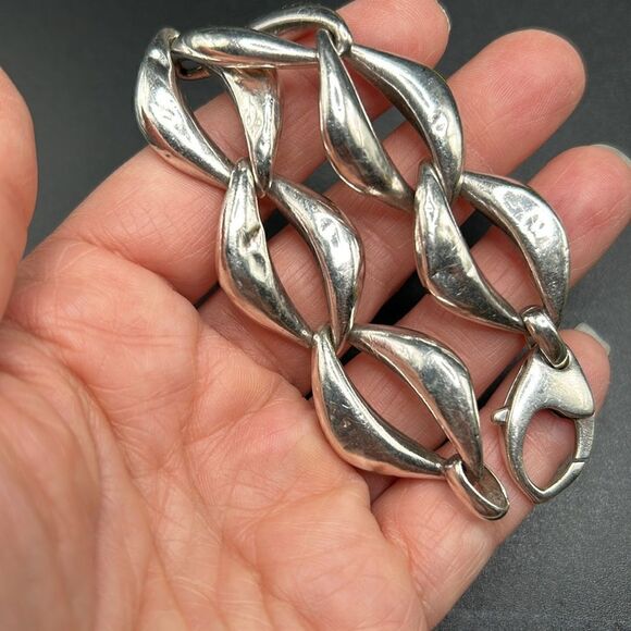 Vintage Arte D'Argento Elegant 925 Silver Bracelet - Picture 9 of 9